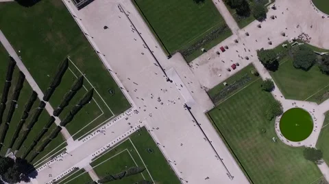 Aerial view of the park Vídeo Stock 67895591