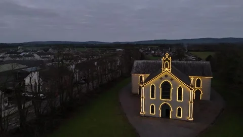Aerial View of Patchwork Farmland With Muted Winter Colors Stock Footage 332570830