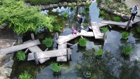 Relaxing Zen Garden 4K 360, Stock Video