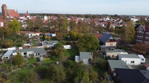 Aerial View Of Perleberg With Drone 스톡 동영상 221191384