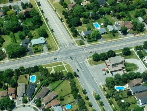 Aerial view Stock Photos