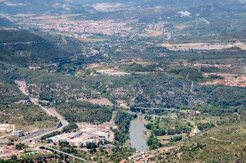 Aerial view Stock Photos