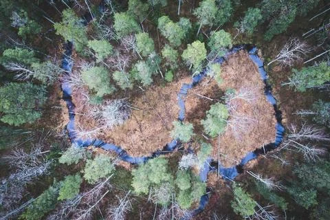 Aerial view Stock Photos