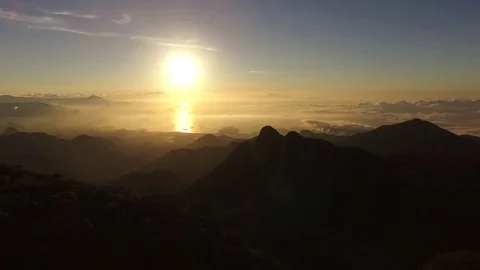 Aerial View of Pico da Macela, Paraty, Brazil Stock Footage 76162082