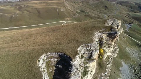 Aerial view of the picturesque cliffs in the Caucasus Mountains. Stock Footage 158459913