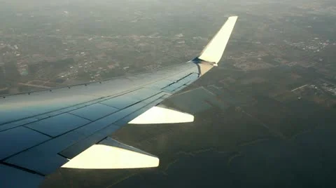 Aerial view from a plane. Stockbeeldmateriaal 11149026