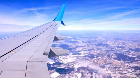 Aerial view from the plane Vidéo 121898000