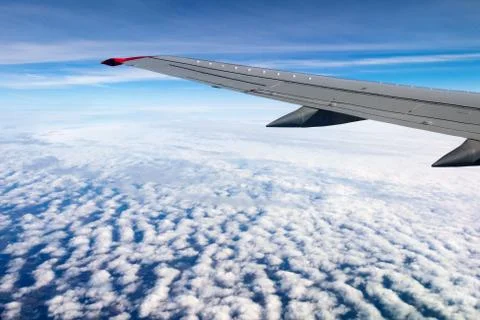 Aerial view plane Stock Photos