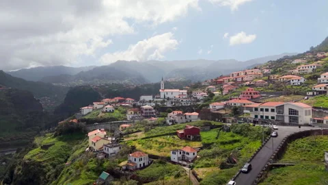 Aerial view of Ponta de So Loureno, Madeira Island. 스톡 동영상 336006998