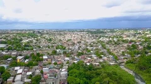 Aerial view of an poor Area In Manaus City in 2018 Video stock 114875352