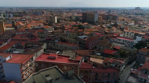 Aerial View Of Poor District Of Naples Slums, Italy, Mafia Stock Footage 114326604