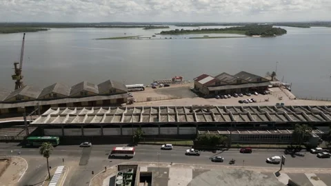 Aerial View of Porto Alegre Видео 314281453