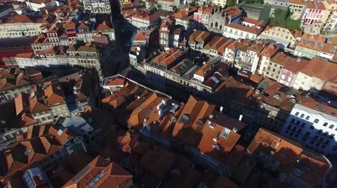 Aerial view of the Porto, Portugal Video stock 59069559