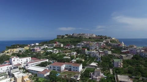 Aerial View of Procida, Italy Stock Footage 65187441