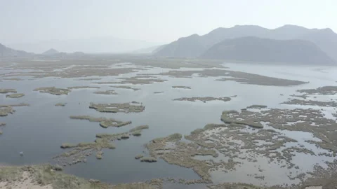 An aerial view of the protected turtle nesting beach Istuzu in Turkey Stock Footage 232229130