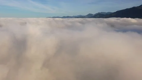 Aerial view of Puli cityscape with clouds Stock Footage 127107971
