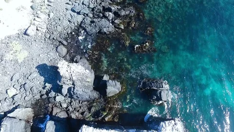 Aerial view of Punta De Choros in Chile Stock Footage 123177948
