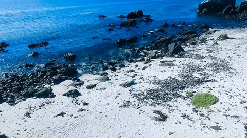 Aerial view of Punta De Choros in Chile Stock Footage 123236285