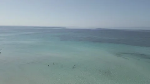 Aerial view of Punta Prosciutto beach, Salento, Puglia, Italy Stock Footage 245790074