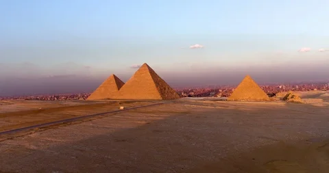 Aerial view of the Pyramids Vidéo 99520441