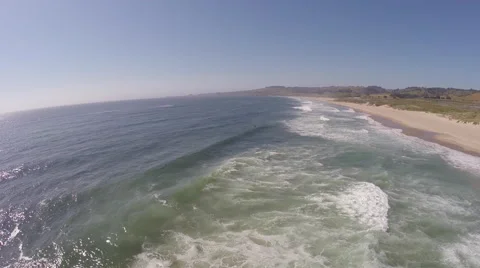 Aerial View - Quiet Beach Video stock 53118155