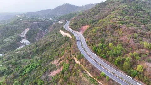 Aerial view of rapid infrastructure development in rural India. Stock-Footage 335639456