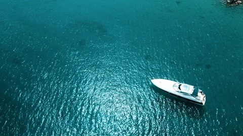 Aerial View of The Red Sea in Eilat, Israel Stock Footage 246834756