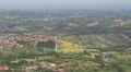 Aerial view of Republic of San Marino, Italy, Europe HD Footage