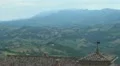 Aerial view of Republic of San Marino, Italy, Europe HD Footage