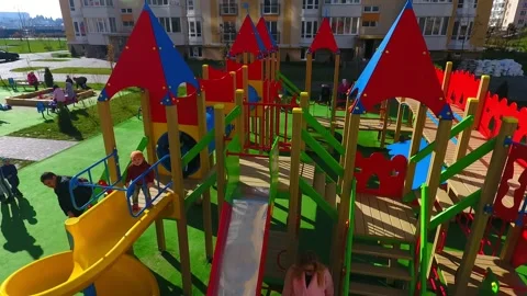 Aerial view of residence Stock Footage 131070415