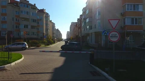 Aerial view of residence Stock Footage 131137803