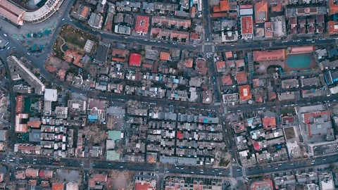 AERIAL VIEW OF RESIDENTIAL DISTRICT Stock-Footage 105507684