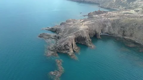 An Aerial View Reveals The Haunting Ruin... | Stock Video | Pond5