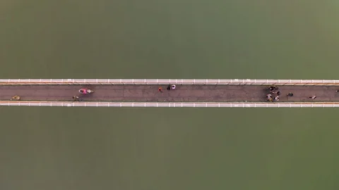 Aerial view on Rishikesh, India, 4k drone footage Stock-Footage 109342734