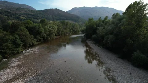 Aerial view of the river - 398 Stock Footage 311019576