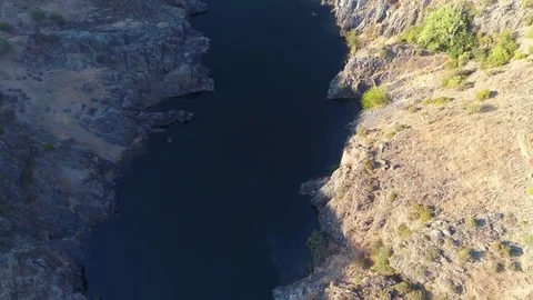Aerial View of the River Stock Footage 82040882