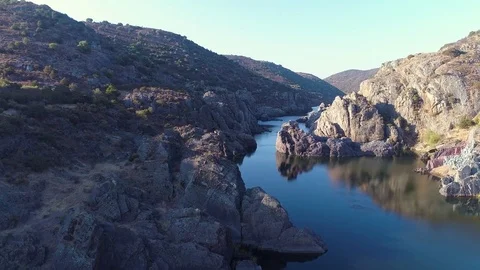 Aerial View of the River Video stock 82041172