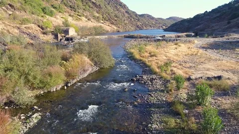 Aerial View of the River Stock Footage 82041277