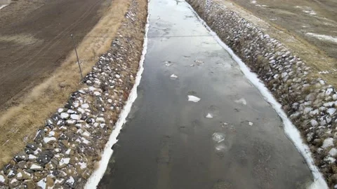 Aerial view river Video stock 237161788