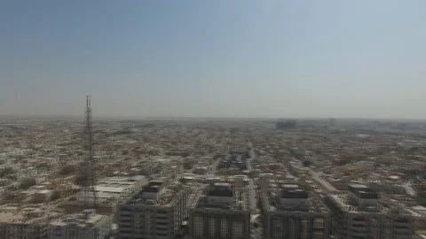 Aerial view of Riyadh downtown in Riyadh, Saudi Arabia. Stock Footage 106959160