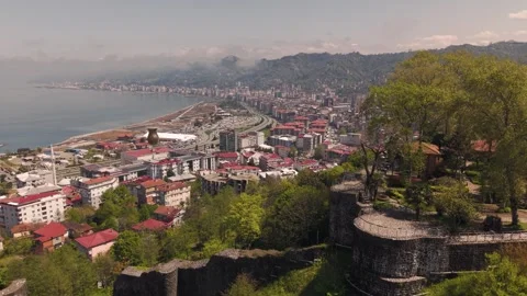 Aerial view of Rize Stock Footage 309133639