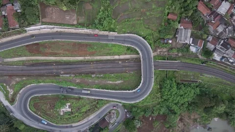 Aerial view of road Stock Footage 291920775