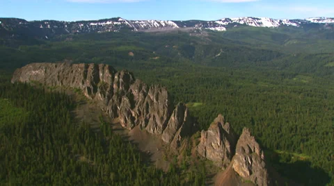 Aerial View Rock Formation 動画素材 35759579