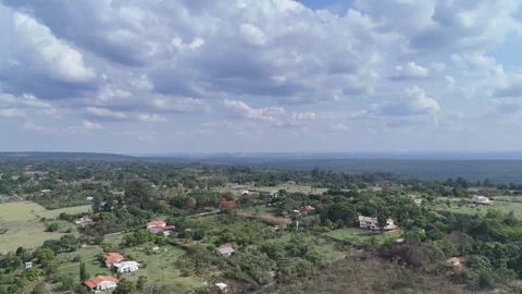 Aerial View of Rolling Hills and Forest Landscape Stock Footage 325593482