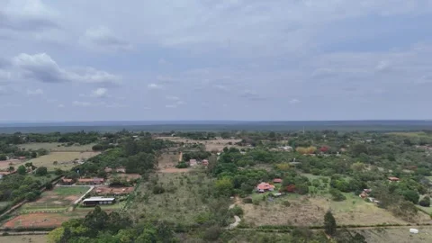 Aerial View of Rolling Hills and Forest Landscape Stock Footage 325607863
