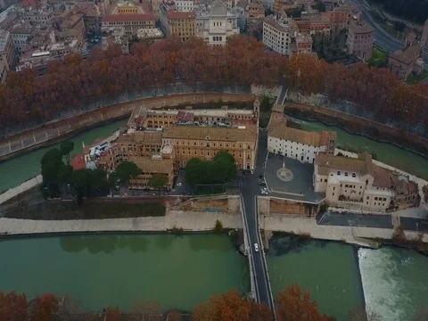 Aerial view of Rome Stock-Footage 78349929