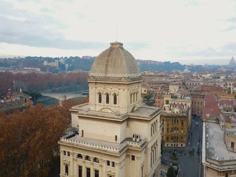 Aerial view of Rome Stock-Footage 78352855