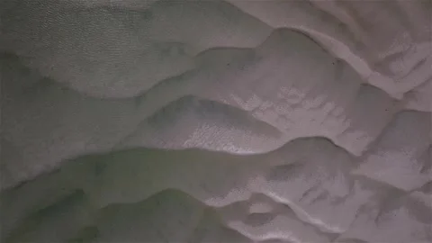 Aerial view of sand formations in shallow, clear water. Cape Cod, USA. Stock Footage 317811324