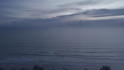 Aerial view of sandy beach in Phuket, Thailand 動画素材 329286601
