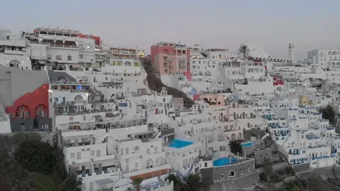 Aerial View of Santorini Stock-Footage 116364556